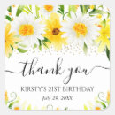 Search for flowering daisies stickers Birthday party
