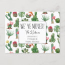 Search for seasonal moving announcement cards Flowers