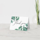 Search for tropical thank you cards Botanical