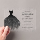 Search for black dress party invitations Chic