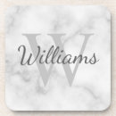 Search for marble monogram coasters Elegant