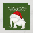 Search for white elephant christmas invitations Party