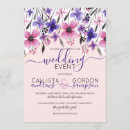 Search for lavender bouquet wedding invitations Modern