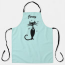 Search for retro cat aprons Black
