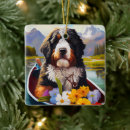 Search for bernedoodle christmas tree decorations Dog