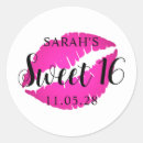 Search for hot pink lips stickers Girly
