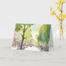 Search for streets cards Watercolor
