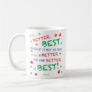 Search for good better best mugs Motivation