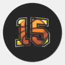 Search for number 15 stickers Player