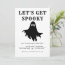 Search for chic halloween invitations Black and white