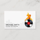 Search for level business cards Music