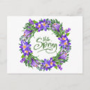 Search for beautiful spring postcards Crocus