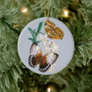 Search for butterflies christmas tree decorations Illustration