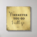 Search for wherever you go posters Gold