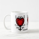 Search for pretty hearts mugs Romance