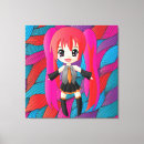 Search for japanese anime canvas prints Girl