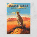 Search for wildlife reserve postcards Africa