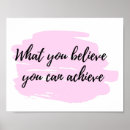 Search for dream believe achieve posters Inspirational