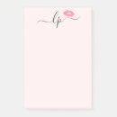 Search for script calligraphy post it notes Pink