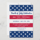 Search for red seasonal invitations Stars and stripes