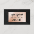 Search for hair stylist referral cards Modern