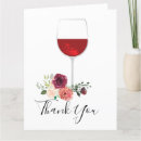 Search for wine thank you cards Modern