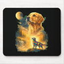 Search for golden retriever mousepads Moon