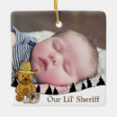 Search for sheriff christmas tree decorations Blue