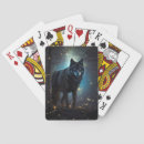 Search for wolf playing cards Night