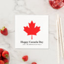 Search for canada day napkins Maple leaf