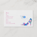 Search for footwear business cards Blue