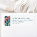 Search for cheerful return address labels Blue