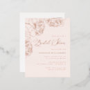 Search for peach and gold bridal shower invitations Bride