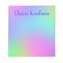 Search for kindness notepads Colourful