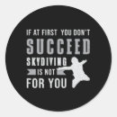 Search for funny skydiving stickers Parachuting