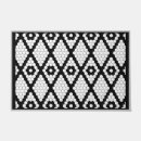 Search for black white geometric doormats Classy