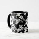 Search for black and white spots mugs Modern