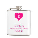 Search for bridesmaids flasks Pink