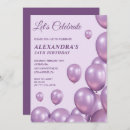 Search for 34th birthday invitations Purple