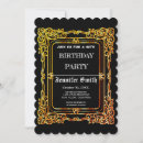 Search for vintage 40th birthday invitations Elegant