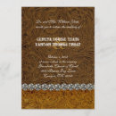 Search for leather wedding invitations Chic