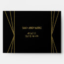 Search for art deco envelopes Black and gold