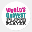 Search for flute players stickers Music