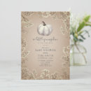 Search for white pumpkin invitations Gender neutral