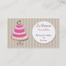 Search for wedding cake business cards Sweets