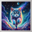 Search for cats in space posters Cute