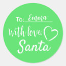 Search for from santa tag stickers Green