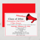 Search for red class reunion invitations College