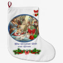 Search for religious christmas stockings Jesus