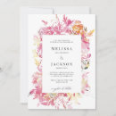 Search for pink flower wedding invitations Flowers